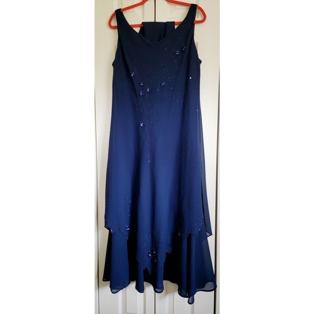 Fiesta Navy Blue Maxi Dress